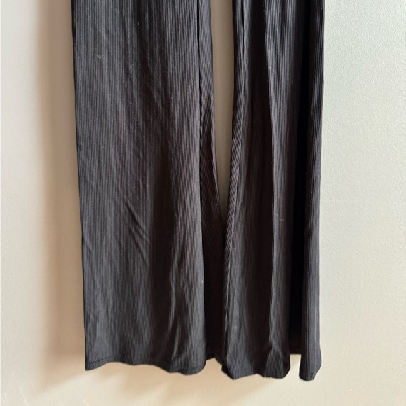NWOT Skims Black Ribbed Foldover Pants XS - Picture 4 of 6